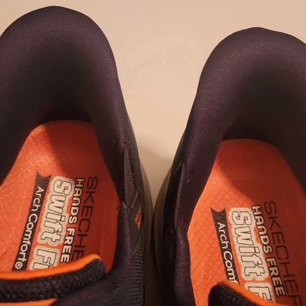 Skechers Men's Navy Athletic Shoes Slip On Size 10 - Picture 11 of 15